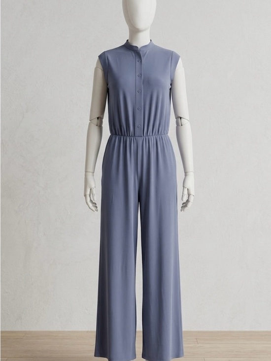balera Pants - Balera Contemporary Dance Jumpsuit Adult Small Blue Wide Leg Costume MJ1818